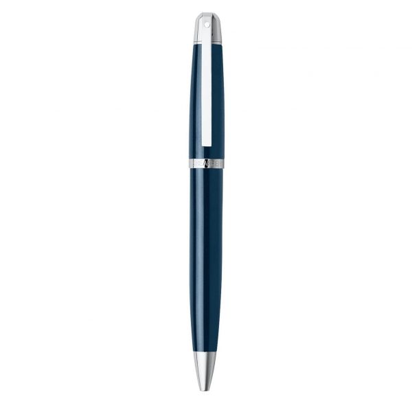 Sheaffer 500 Navy Blue with Chorme Trim Ballpoint Pen