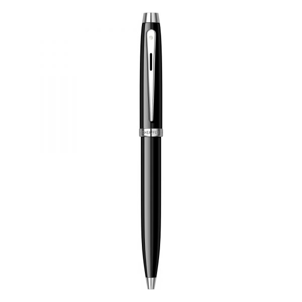 Sheaffer 100 Glossy Black Lacquer Ballpoint Pen