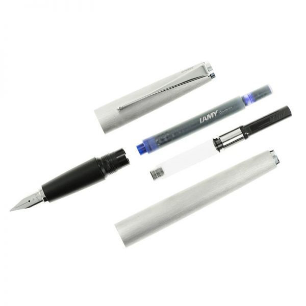 LAMY Studio Brushed Stainless Steel Fountain Pen - Image 4