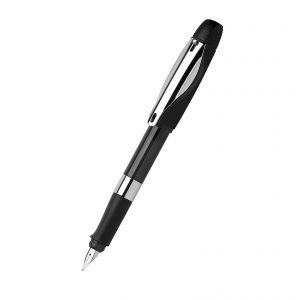 Schneider ID Fountain Pen, Bold, Black/Silver,