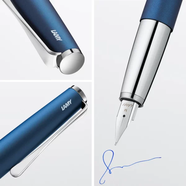 LAMY Studio Imperial Blue Fountain Pen - Image 4