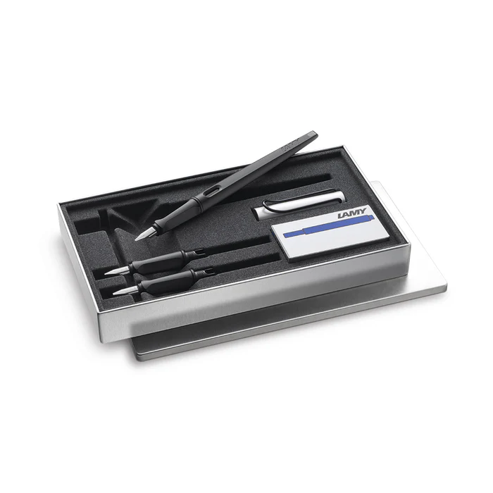 Lamy_Set_011_Joy_AL_alu-nature_black_open