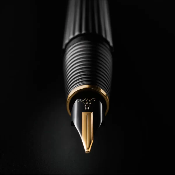LAMY Imporium Matt Black Gold Trim Fountain pen - Image 2